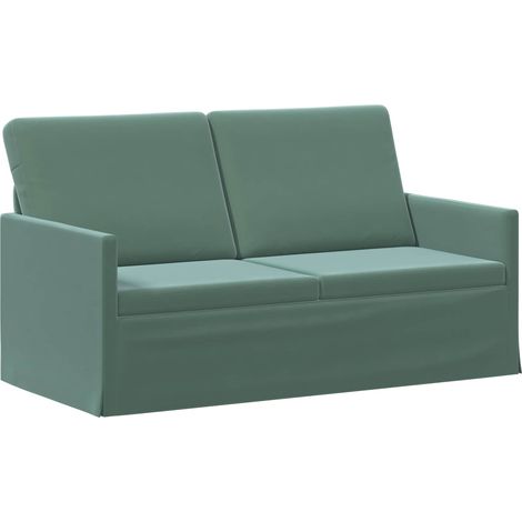 2-Sitzer Sofa Meergrün 150 x 81 x 82 cm Samt (V) vidaXL (1/5)