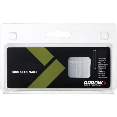Bn1832 Brad Nails 50Mm 18G Pack 1000 (1/3)