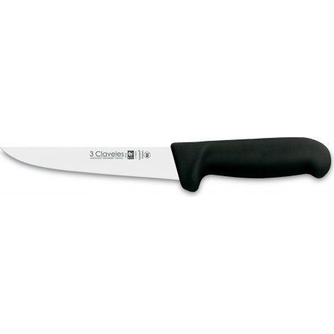 Cuchillo carnicero estrecho 3 Claveles 18 cm