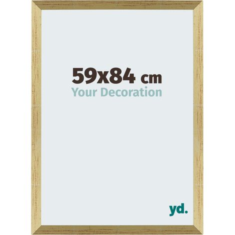 Cadre Puzzle 59x84 cm - Or Brillant - MDF - Mura. (1/5)