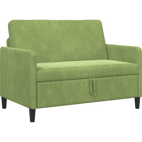 Sofa mit Stauraum Hellgrün 122 x 78 x 87 cm Polyester vidaXL (1/5)