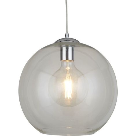 Lampe suspendue transparente Balls Ø 30cm - 1632CL