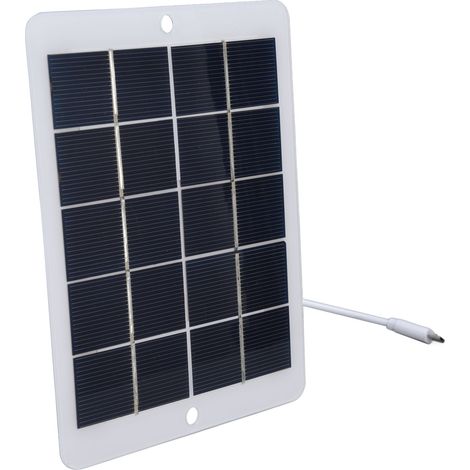 3W 5V Solarpanel für Überwachungskameras, Solarladegerät für Smartphones ohne Akku (1/5)