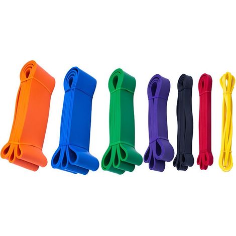 Set di 7 fasce elastiche per fitness (8119) (1/4)