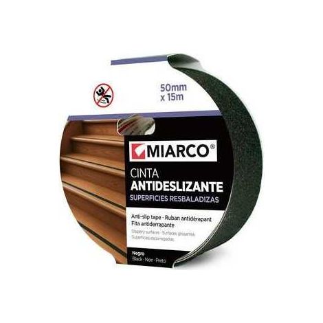 Cinta antideslizante negro 50MMX15M MIARCO