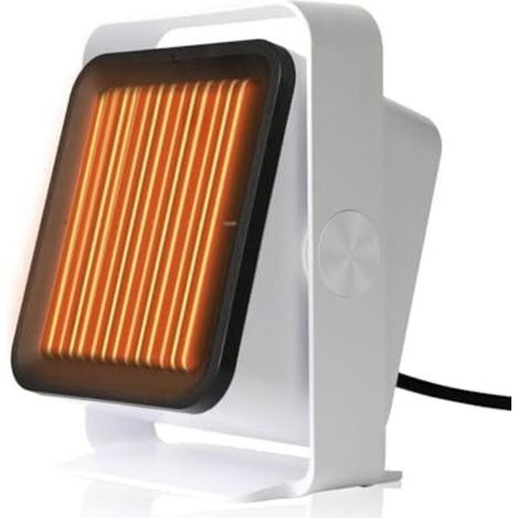 Chauffage soufflant écoénergétique, matériau PTC avec 2 modes, petit chauffage soufflant portable, protection contre la surchauffe et le basculement, chauffage soufflant portable et silencieux pour la (1/5)