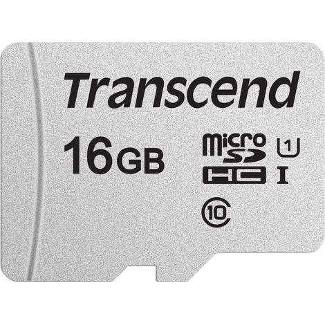Transcend TS16GUSD300S memoria flash 16 GB MicroSDHC NAND Classe 10 (1/2)