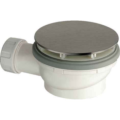 Bonde De Douche Hauteur 64 Mm Extra Plat Metal Brosse Robinetterie VIDAGES - CRISTINA ONDYNA AD45577 (1/2)