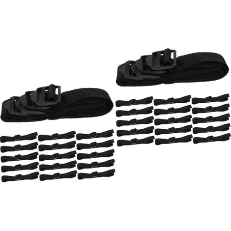 32 Pièces Lacets de scarificateur de pelouse kit Jardinage kit de Jardinage Lacets Chaussures Sangle de Chaussures d'aérateur Manuel Sangle de Sandales d'aérateur de pelouse Nylon (1/5)