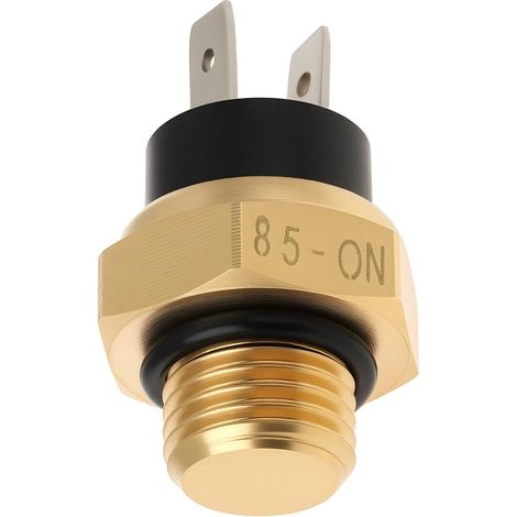 Motorcycle 2-Pin Radiator Fan Switch Sensor M14x1.5mm Compatible with KTM 250 EXC RACING 2001-2006 (1/5)