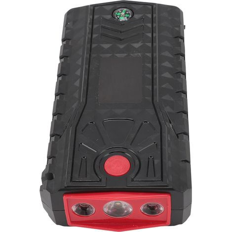 Démarreur de batterie de voiture avec 4 ports USB, charge rapide, booster de batterie 12 V, chargeur mural, lampe LED intégrée, pour moteurs essence jusqu'à 7 L et diesel jusqu'à 5,5 L, prise UE 100-2 (1/5)