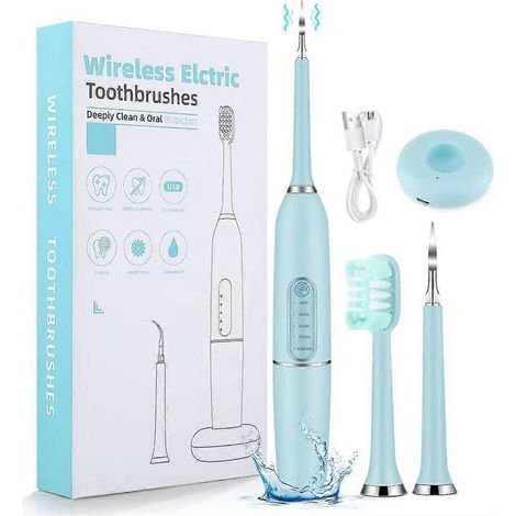 Brosse à dents électrique ultrasonique pour le nettoyage et le blanchiment des dents (1/5)