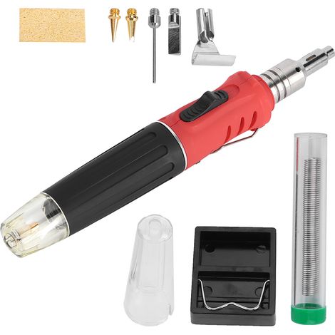Akku-Lötkolben mit Selbstzündung, Butangasbetrieb, wiederaufladbarer Akku 8W HS-1115K (1/5)