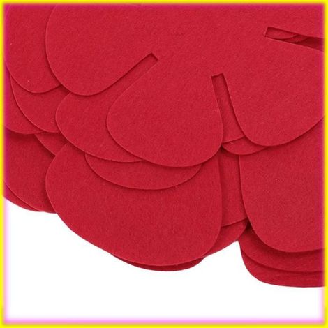 keenso Protecteur de casserole Lot De 12 Protections En Feutre Pour Casseroles Et Poêles Séparateurs Pour mercerie kit Rouge (1/5)