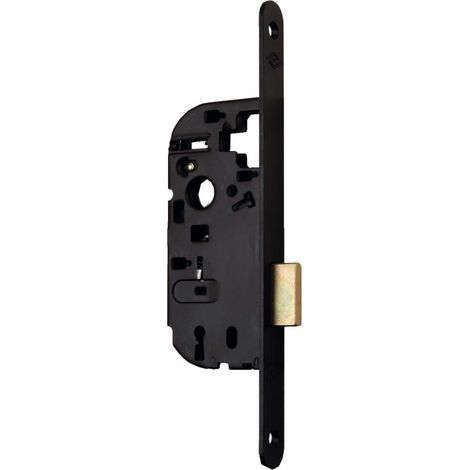 Serrure à larder MULTIBAT à profil européen axe 40mm finition noir à bout carré sans gâche - JPM - 218300-01-1J (1/5)