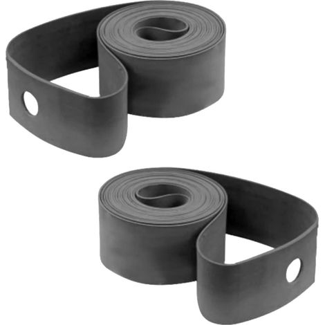 2x fond de jante caoutchouc diamètre 16 largeur 18mm roue chambre à air universel