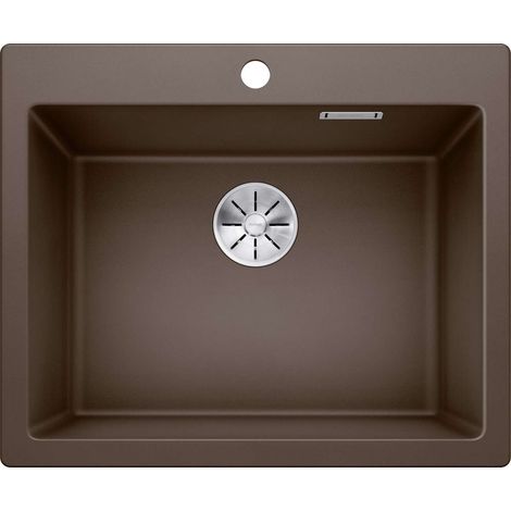 Blanco Pleon 6 - Lavello in silgranit, 62x51 cm, caffé 521688 (1/2)