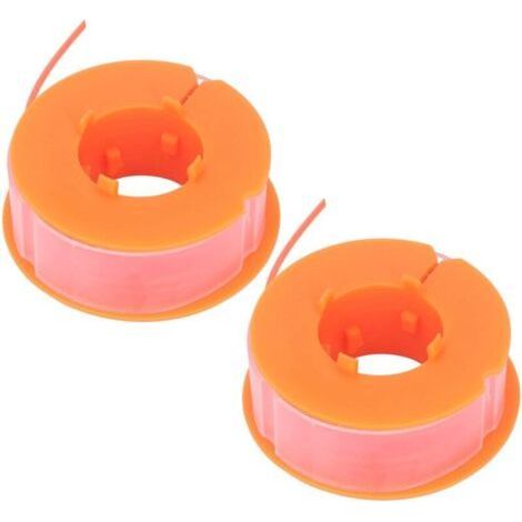 TONYSA 2 carretes de hilo para desbrozadora, hilo de nailon para cortacésped, accesorio de repuesto para cortacésped Bosch Art 30 Art 30FA (naranja) (1/5)