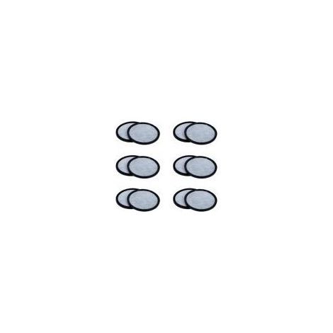 Lot de 12 disques filtrants compatibles pour eau et café - Taille universelle