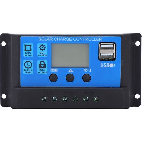 High Power 5V 3A Automatic MPPT PMW Solar Charge Controller with USB Output and HD LCD Screen (1/5)