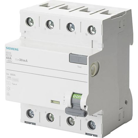 Interruptor diferencial Siemens 5sv3344-6kk12 40 A 30 mA