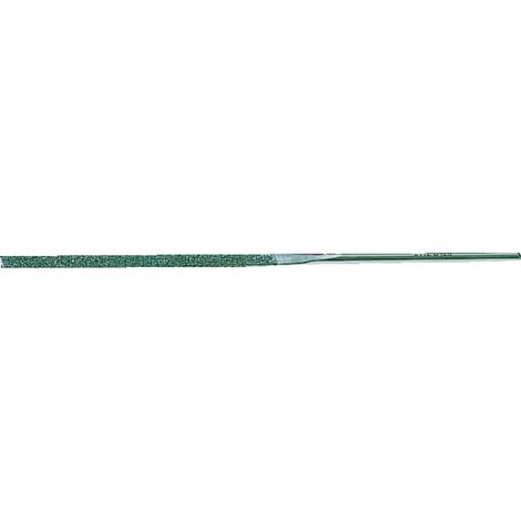 Bahco Diamant-Präzisionsnadelfeile ohne Heft, Halbrund mit konisch zulaufender Spitze 140 mm (1/4)