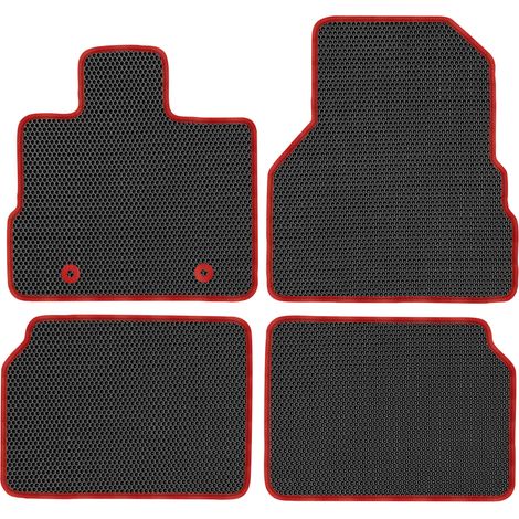 Tapis de sol spécifiques pour Chevrolet Equinox (2011-2017) - EVA NOIR NIVELÉ (1/5)