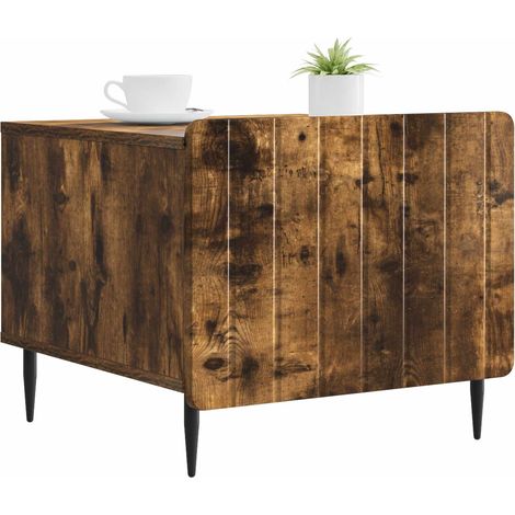Maison Exclusive - Couchtisch Geräucherte Eiche 49 x 50 x 42 cm H