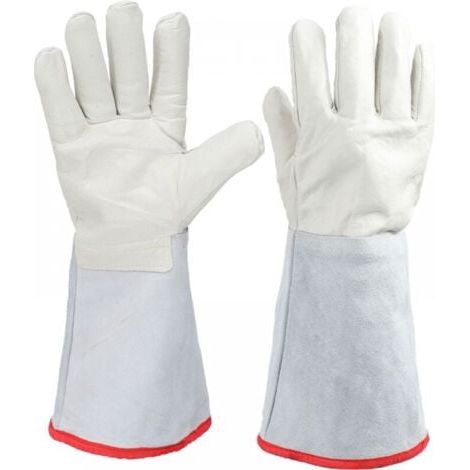 40 cm de long cryogénique LNG traitement de l'azote liquide gant de protection travail cryo gants (1/5)