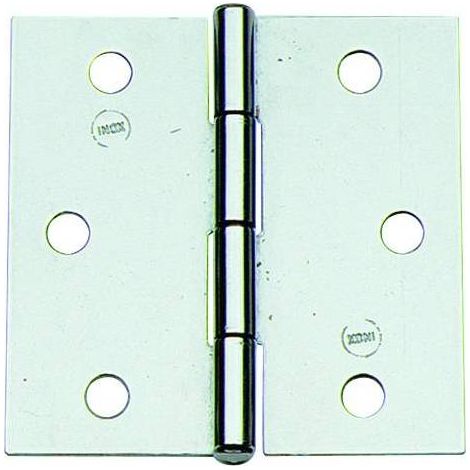 Cerniera inox quadra art.121in mm.30x30 perno fisso 12 pz. - Salone