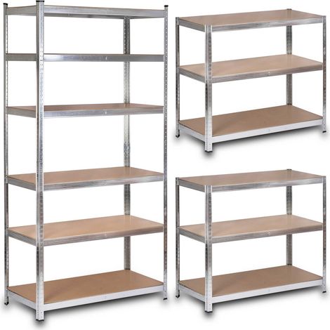 Scaffale metallico portaoggetti 222 x 110 x 50 cm Humberg HR-815
