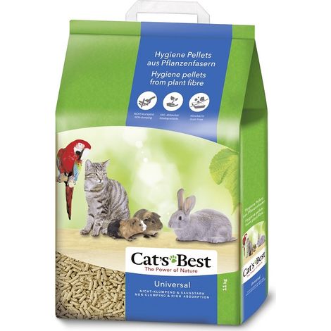 Cats Best Universal Lecho ecológico biodegradable para conejos,