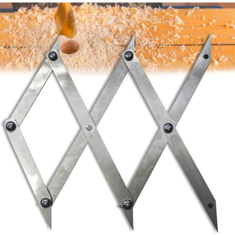 Strumento di misurazione equidistante, cercatore di centro, strumento di posizionamento rapido e preciso, per saldatura e lavorazione del legno. (1/5)