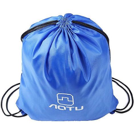Sac à dos à cordon, sac de rangement pour vêtements et accessoires, chaussures de plage imperméables, équipement de natation et de montagne (1/5)