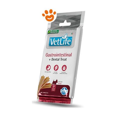 Farmina Dog Snack Dental Treat Vet Life Gastrointestinal Mini - Confezione 60 Gr - Snack