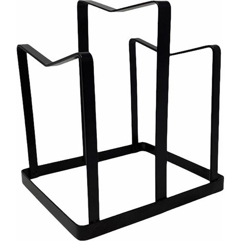 Organizer per Tagliere Supporto in Metallo per coperchi Vassoio salvaspazio divisore per mobili (1/5)