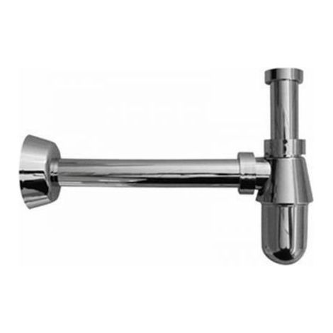 1PZ SIFONE A BOTTIGLIA IN OTTONE CROMATO - 1"1/4 con canotto ø mm.30x200