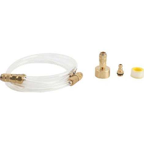 Kit de purge de direction hydraulique, Tube de remplissage de bateau à connexion rapide en laiton étanche pour systèmes électriques