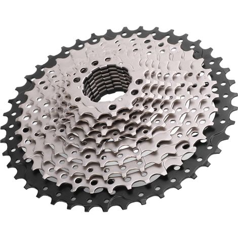 Fahrrad-Freilaufkassette, 11-fach, 42 Zähne, Ersatzteil, silber/schwarz (1/5)