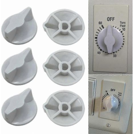 Minuterie pour ventilateur de salle de bain avec variateur de vitesse, compatible avec la référence universelle 146MT574. Installation facile. Plusieurs options disponibles. (1/4)