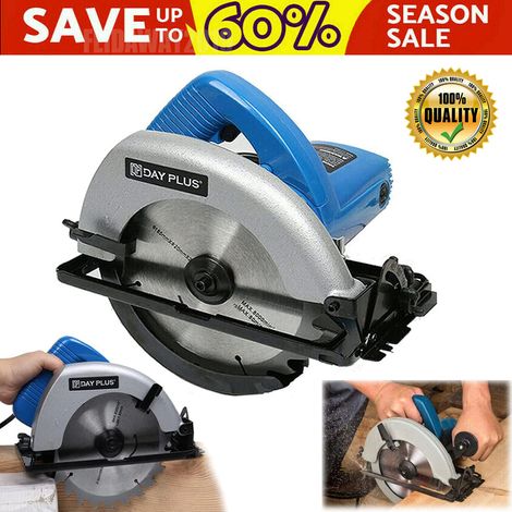 Electric Woodworking Circular Saw 900W Multi-Function Cutting Machine Household Small Flip Saw Circular Adjustable Cutting Sawing Machine with 4700 RPM Powerful Motor