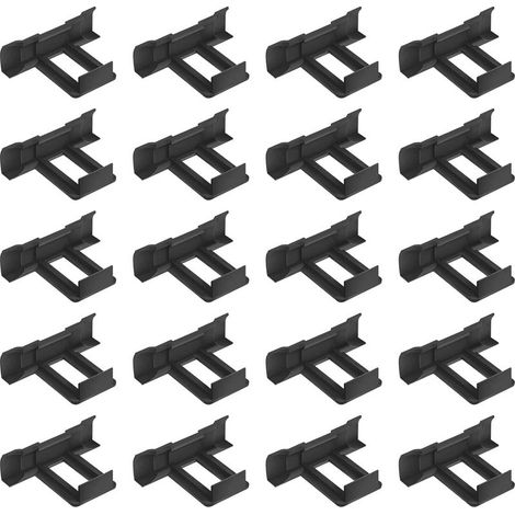 Paquete de 20 clips de drenaje para paneles solares, 35 mm, para paneles solares, clips de limpieza, clips para eliminar lodo. (1/5)