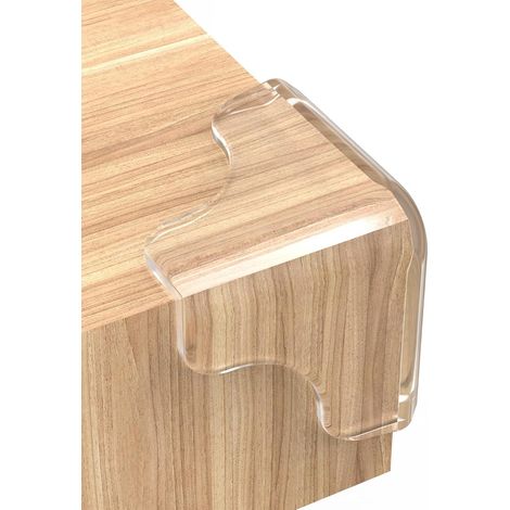 8PCS Coin de Table Protection Transparent, Protection Coin de Table Bebe, Protecteur d'angle de Meuble avec Une Forte adhérence (1/5)