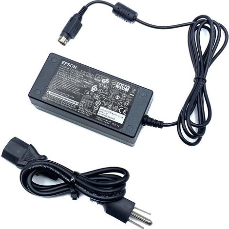 Epson C32C825341 PS-180 Fuente de alimentación 24V 2.1A Impresora de recibos Adaptador AC (1/3)