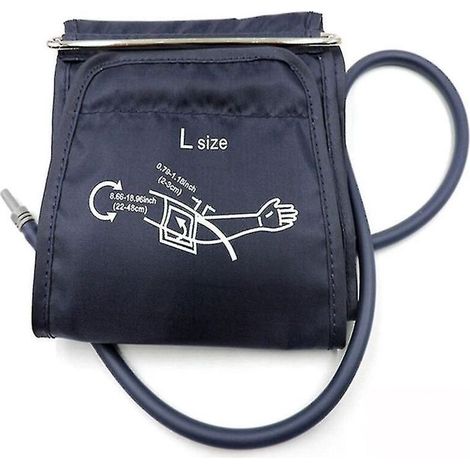 Brassard tensiomètre adulte grand format 22–48 cm – compatible tous appareils bras, ajustable, en tissu doux et résistant (1/2)