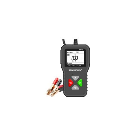 BM550 Tester per batterie auto 6V 12V 24V, 100-2000 CCA 2-200Ah Tester per alternatore automobilistico Analizzatore digitale di batterie per auto/camion/moto/ATV/SUV/barca/yacht - Crezuo
