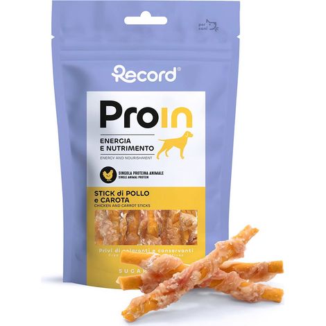 Proin snack per cani stick 75 g gusto pollo&carote (1/3)