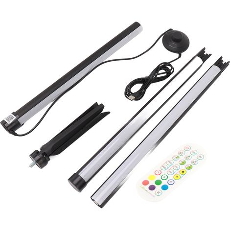 Lampadaire d'angle LED RGB 1,2m (47,2 pouces) alimenté par USB avec Bluetooth, contrôle par application et télécommande, synchronisation musicale, lampe d'angle moderne pour salon (1/5)