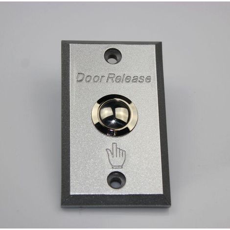 Bouton poussoir rectangulaire aluminium rétroéclairé SB5HKR