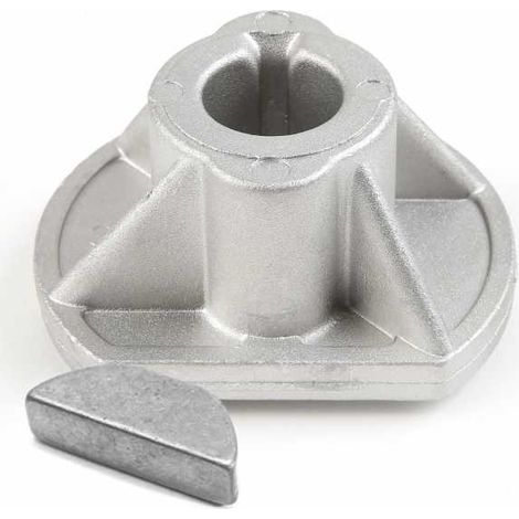Matijardin – Support de lame moyeu pour tondeuse Castelgarden Twin-Cut – Clavette incluse – Aligne la lame pour coupe précise – Ø 18 mm, entr'axe 65 mm